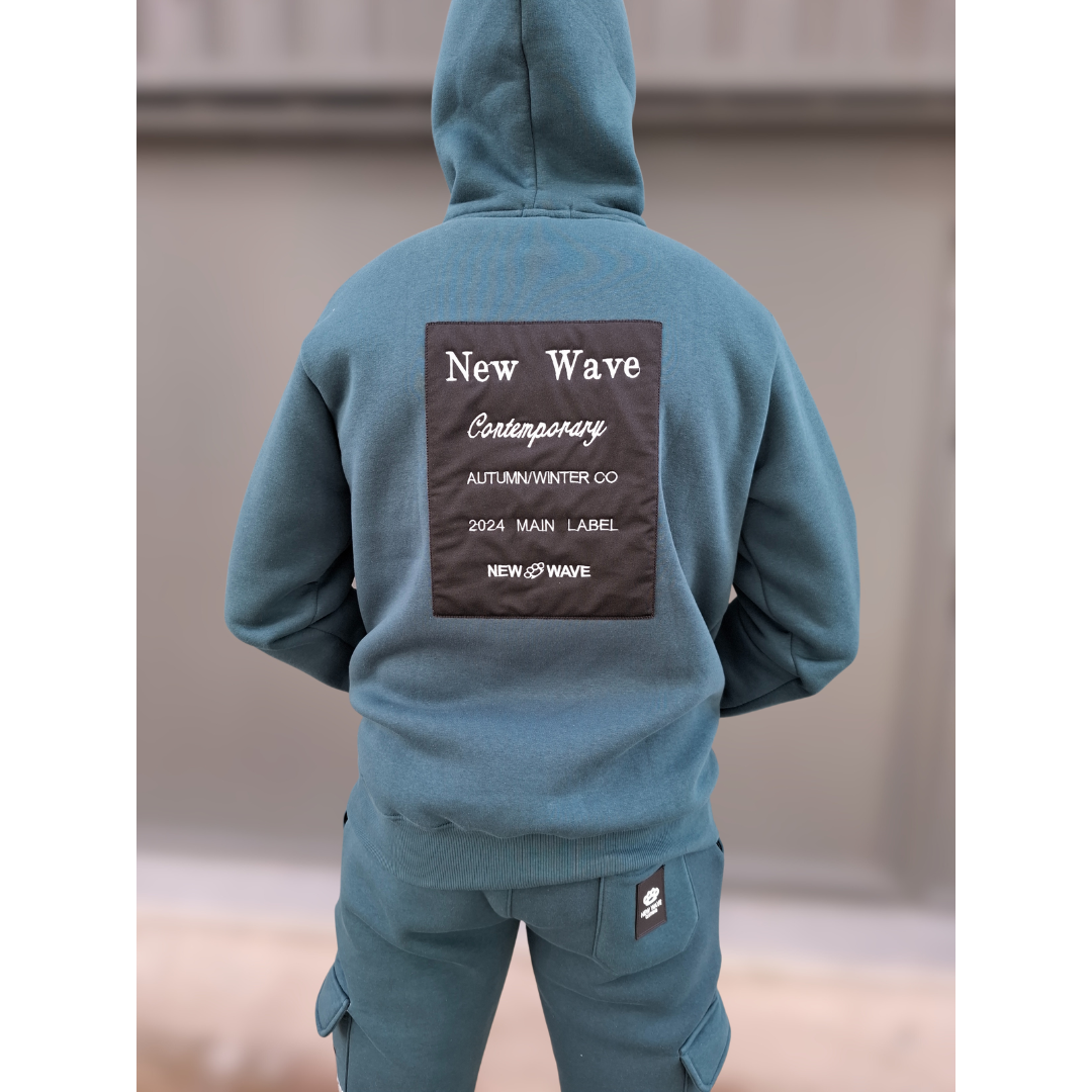 HOODIE NEW WAVE SQUARE LOGO - ΚΥΠΑΡΙΣΣΙ