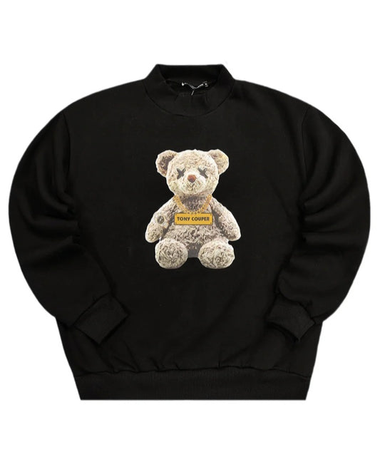 SWEATSHIRT TONY COUPER BEAR X BLACK